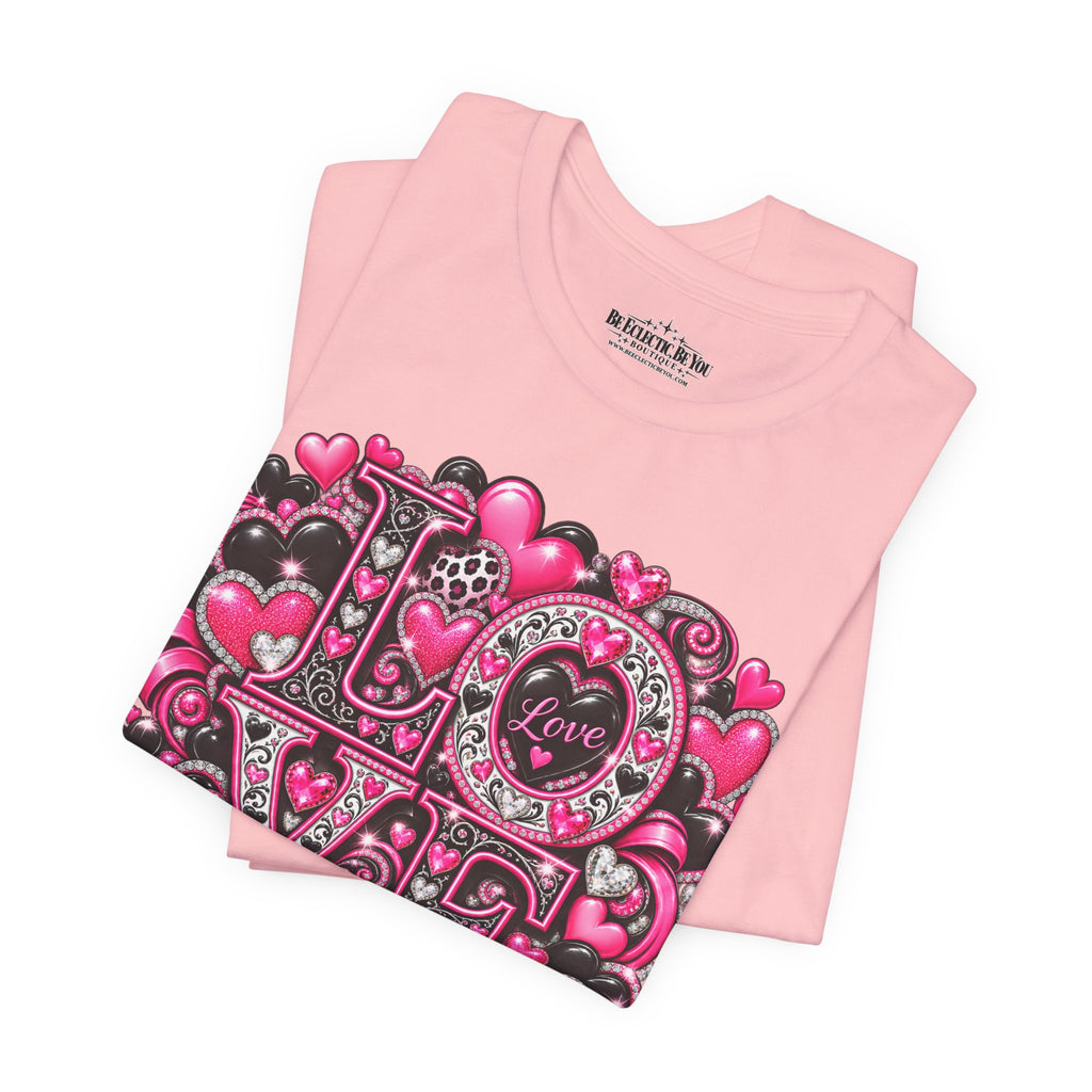 Love Heart Graphic T-Shirt – Romantic Valentine’s Day Tee