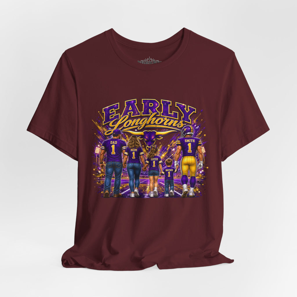 Early Longhorns Family Graphic Tee