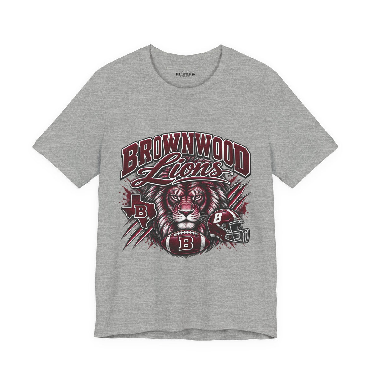 Brownwood Lions Mascot Jersey T-Shirt
