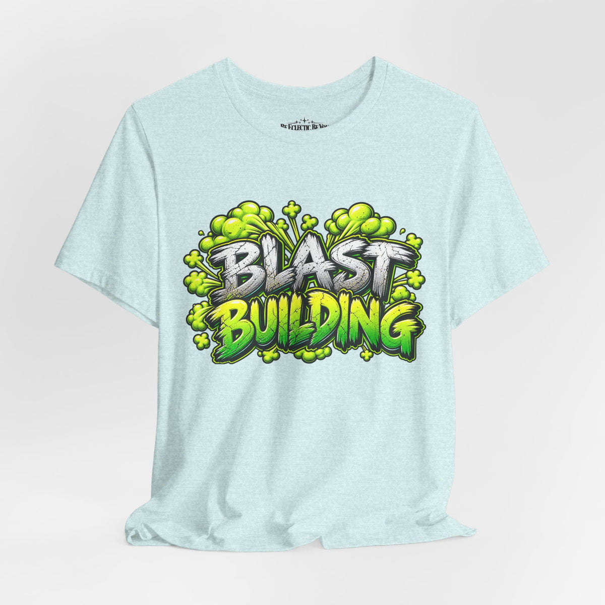 Blast Building Warning Blast Zone Graphic T-Shirt