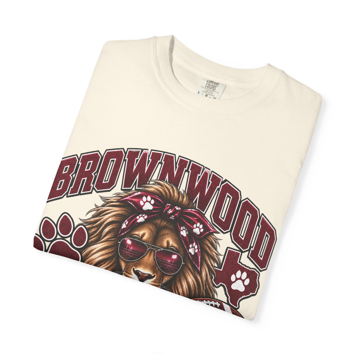 Brownwood Lion Mom T-Shirt — School Spirit Lioness Tee
