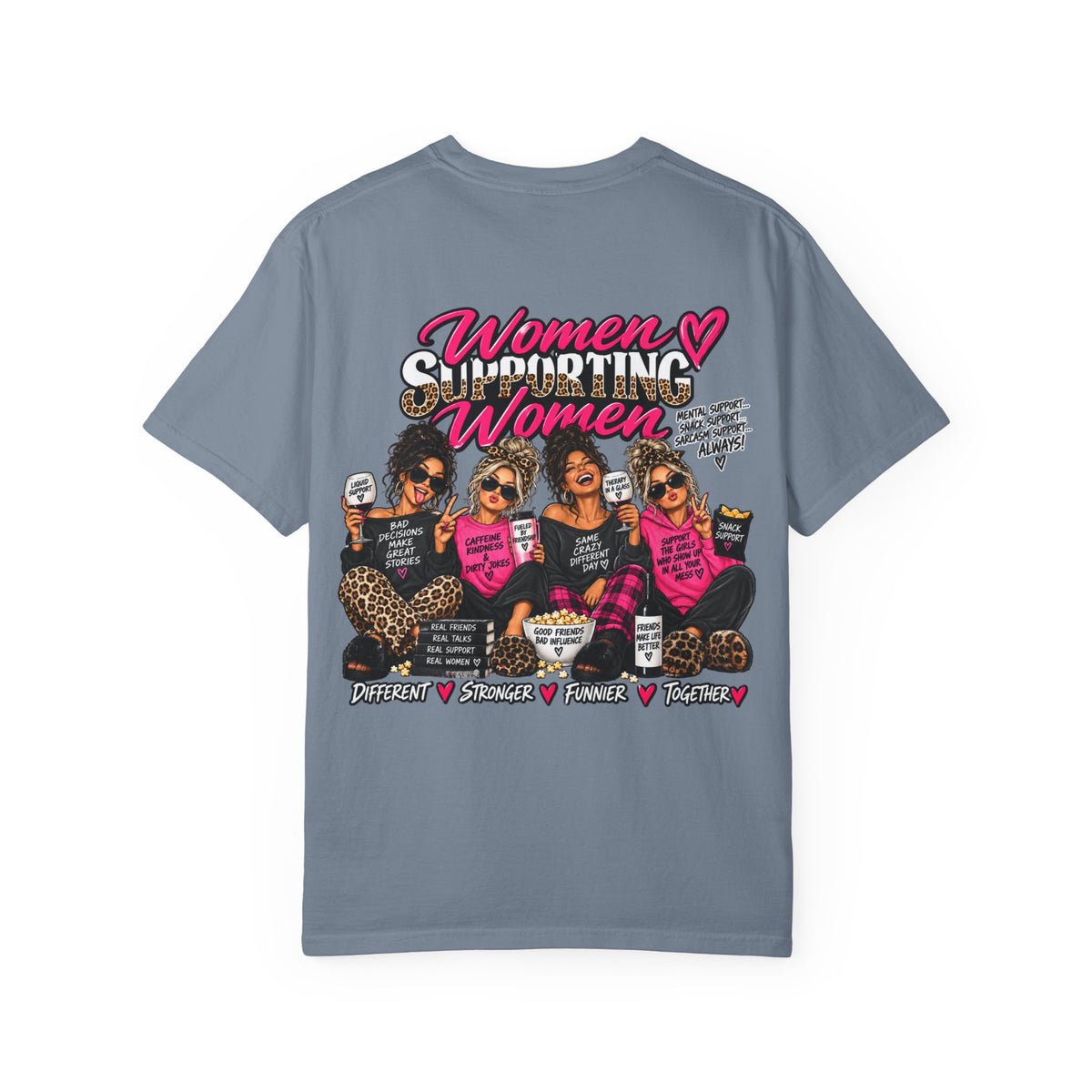 Women Supporting Women T-Shirt — Empowerment Graphic Tee (Breast Cancer Awareness)