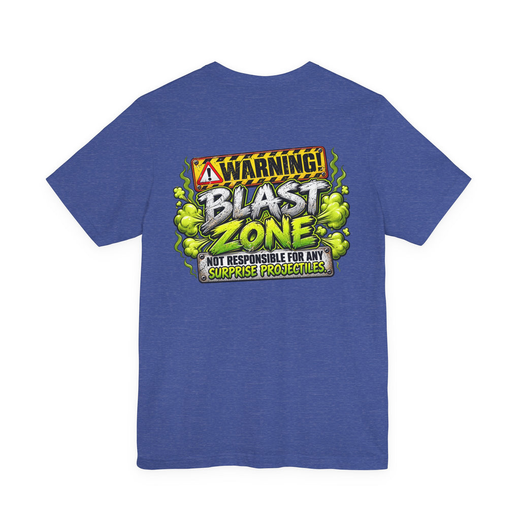 Blast Building Warning Zone Graphic Tee