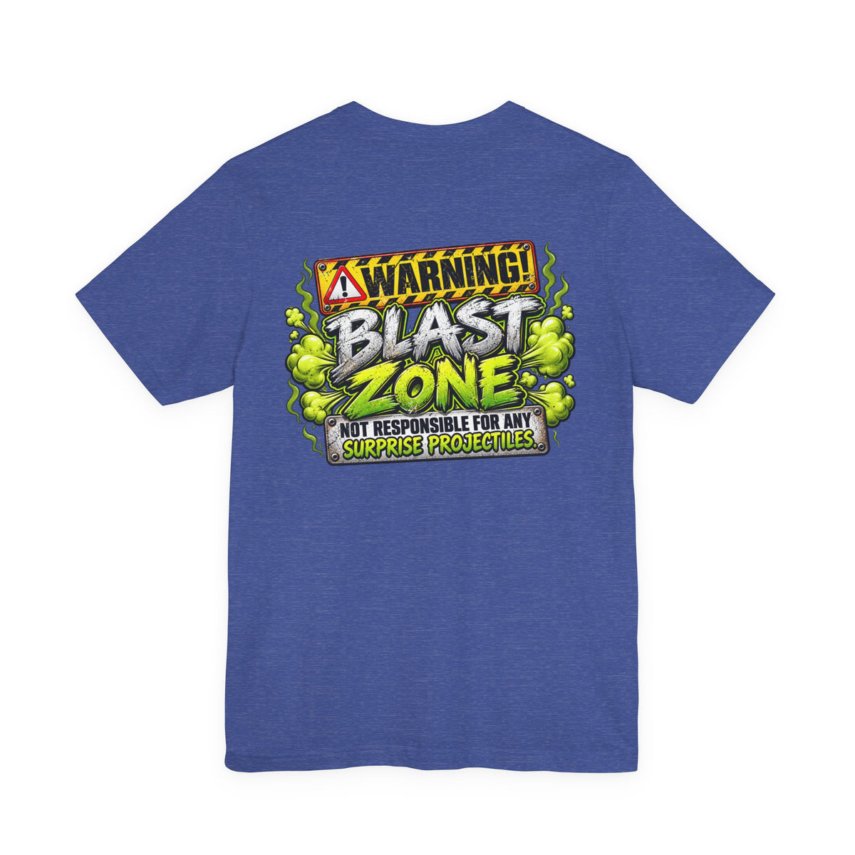 Blast Building Warning Zone Graphic Tee