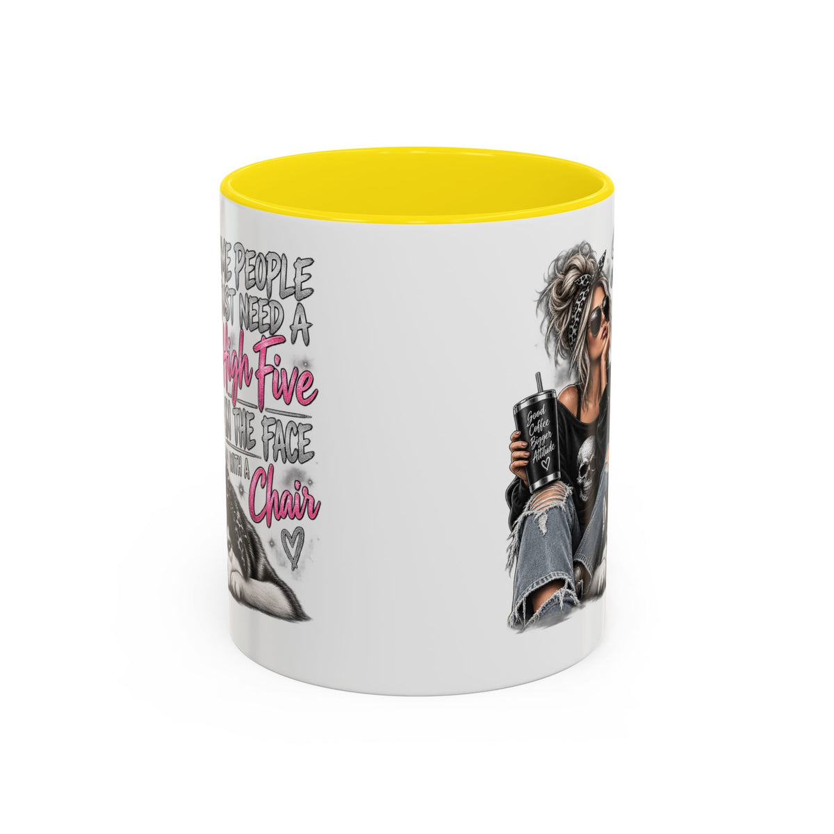 “Some People Just Need a High Five” Mug
