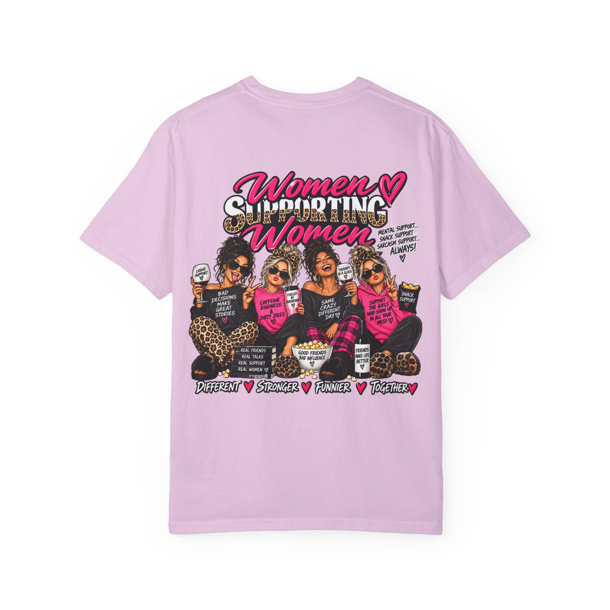 Women Supporting Women T-Shirt — Empowerment Graphic Tee (Breast Cancer Awareness)