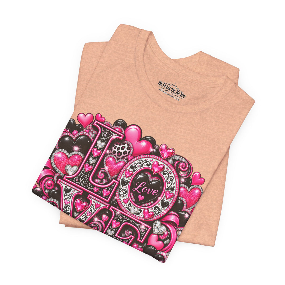Love Heart Graphic T-Shirt – Romantic Valentine’s Day Tee
