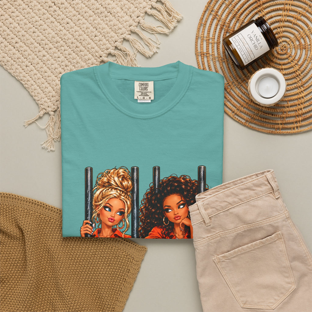 Prison BFFs Graphic T-Shirt — “Me and My Emergency Contact in the Same Emergency”