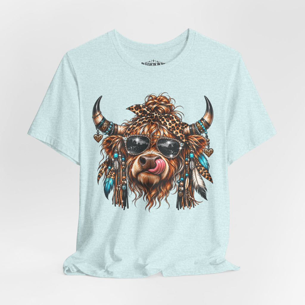 Highland Cow Graphic T-Shirt