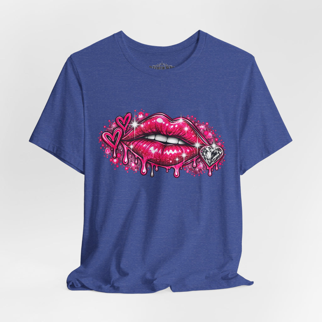 Sparkly Pink Lips Graphic Tee
