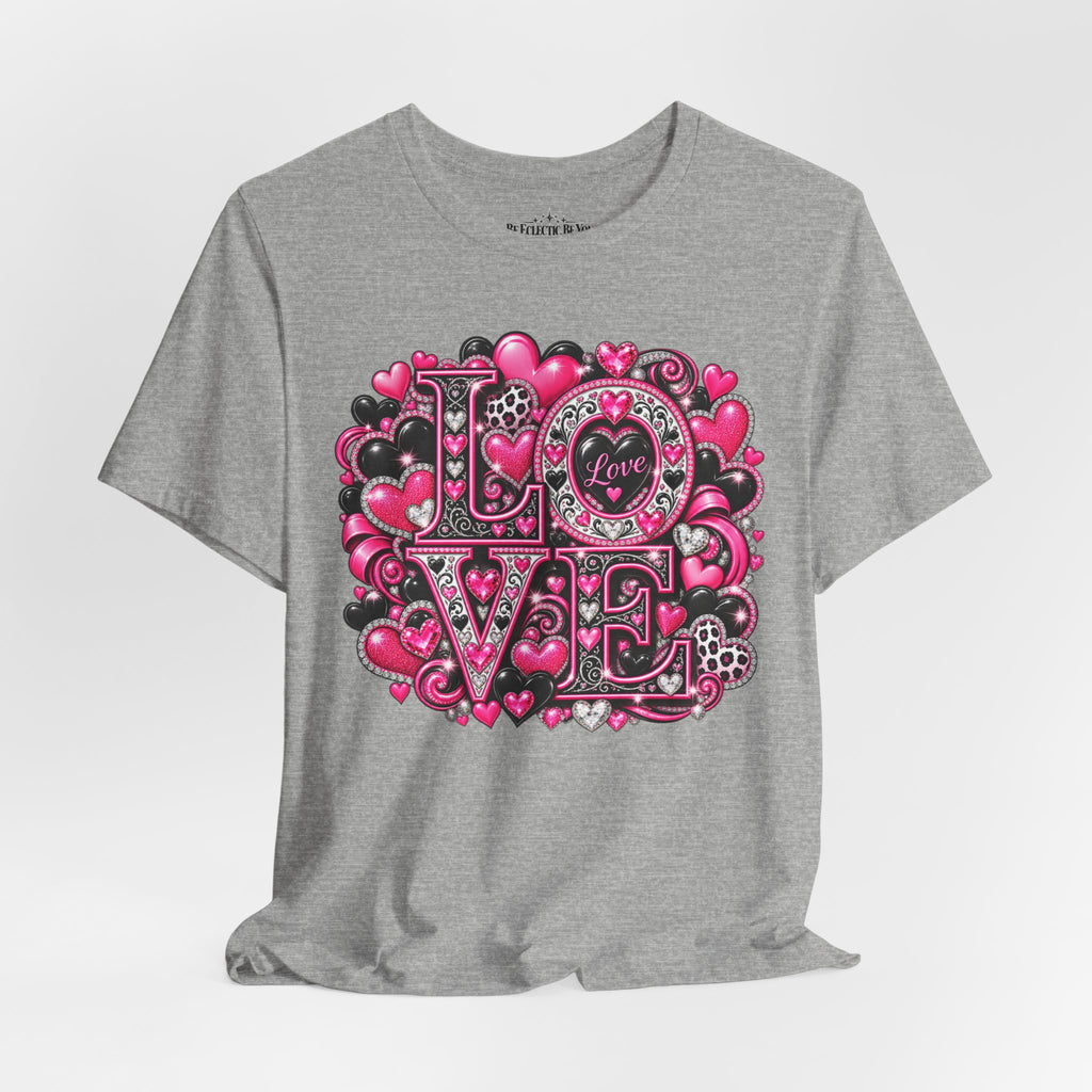 Love Heart Graphic T-Shirt – Romantic Valentine’s Day Tee