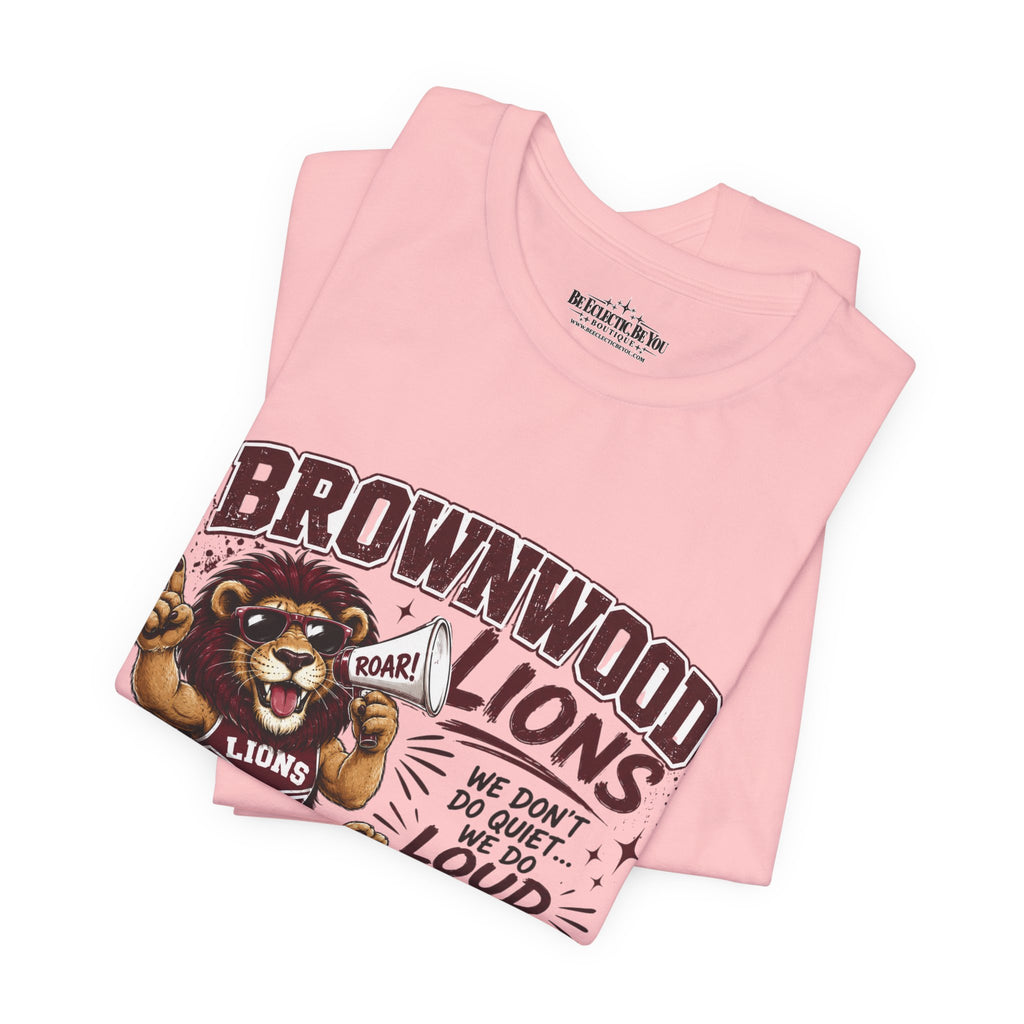 Brownwood Lions Team Spirit Cheer Jersey Tee