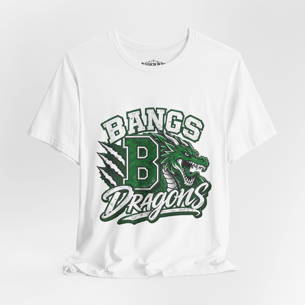 Bangs Dragons Vintage Mascot Graphic T-Shirt