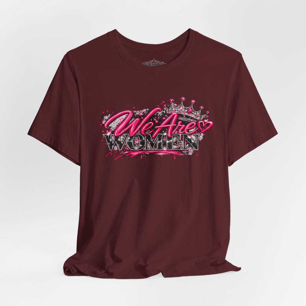 We’re are women Pink Graffiti Graphic T-Shirt