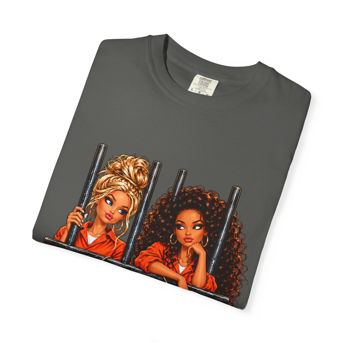 Prison BFFs Graphic T-Shirt — “Me and My Emergency Contact in the Same Emergency”