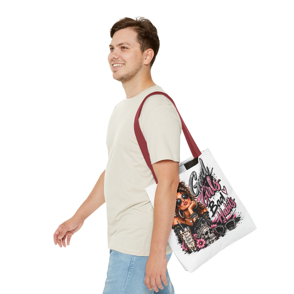 Good Girls Bad Habits Tote Bag — Fashionable Graphic Shopper