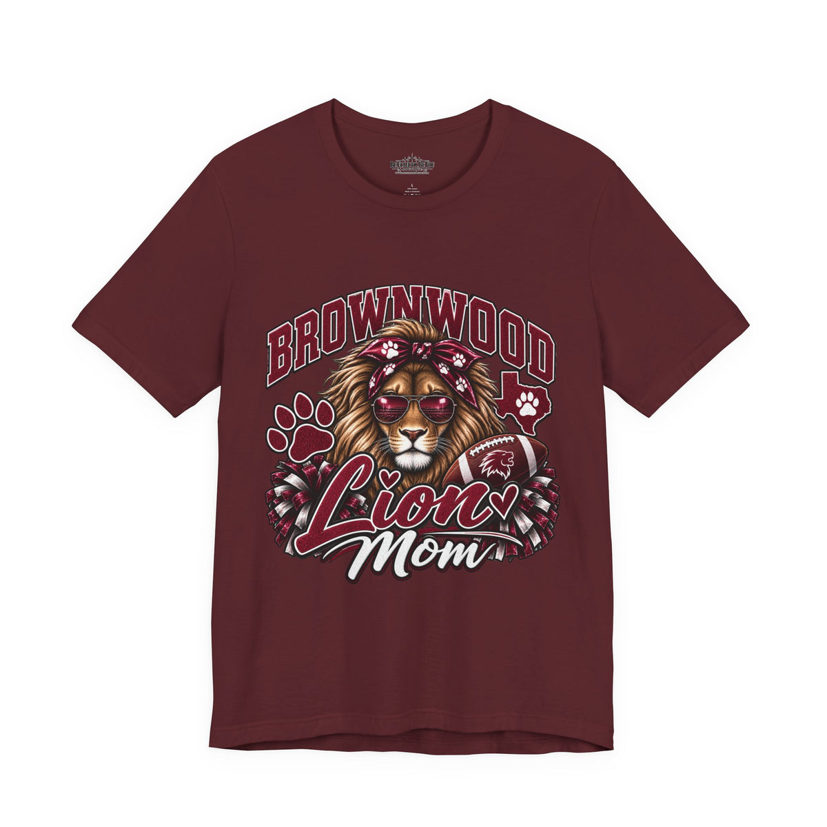 Brownwood Lion Mom Graphic T-Shirt