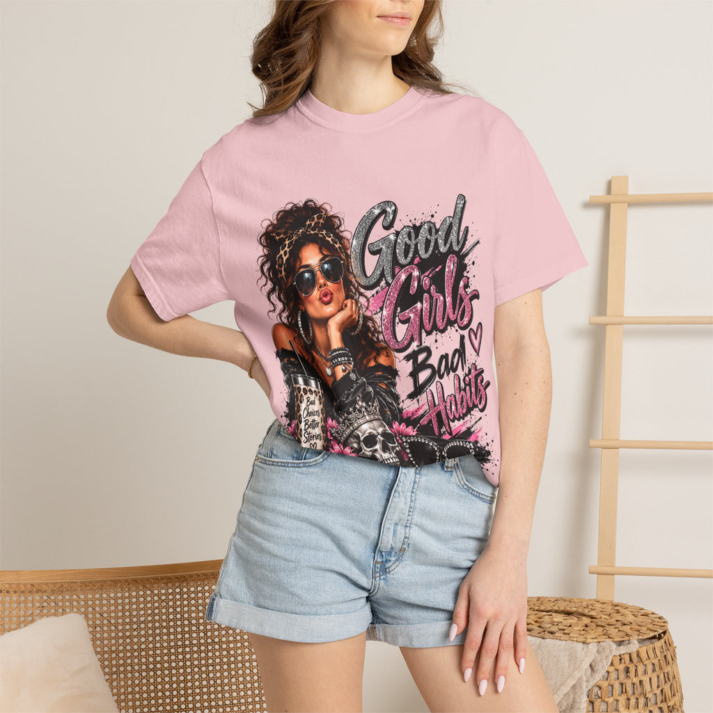 Good Girls Bad Habits Graphic T-Shirt