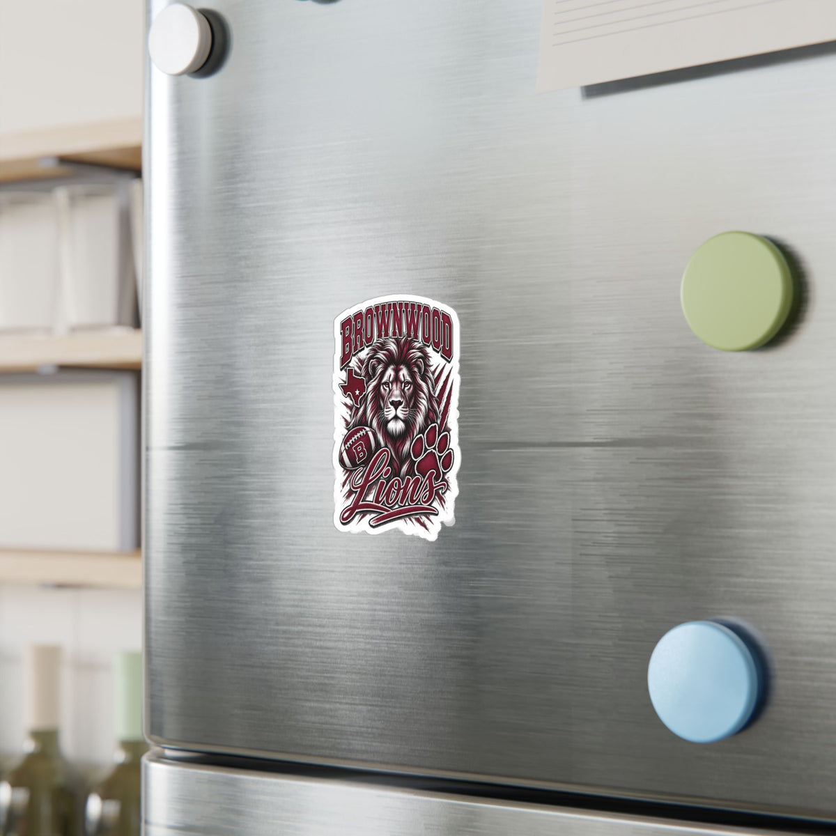 Brownwood Lions Kiss-Cut Vinyl Decals