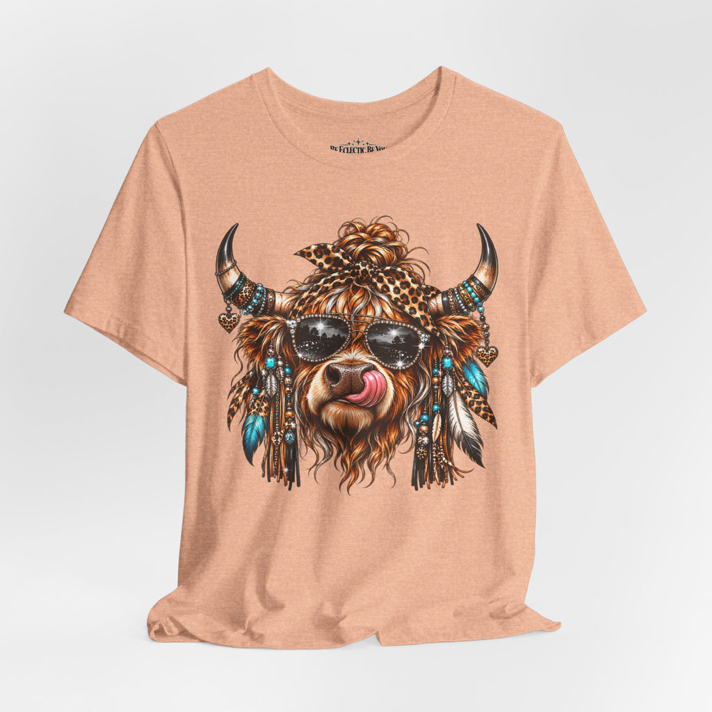 Highland Cow Graphic T-Shirt