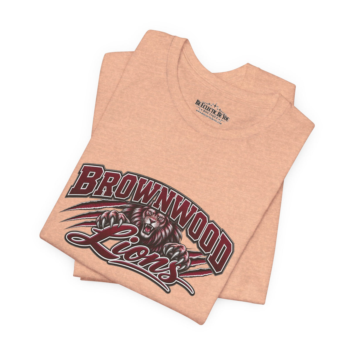 Brownwood Lions Vintage School Graphic T-Shirt