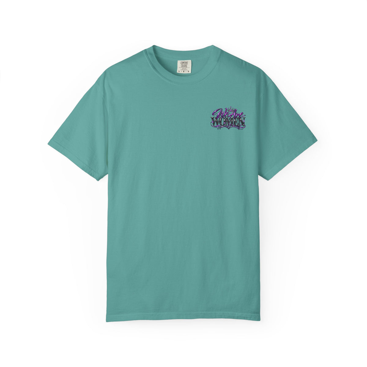 Unapologetically Women T-Shirt — Empowerment Graphic Tee with Crown, Books & Fashion Illustration