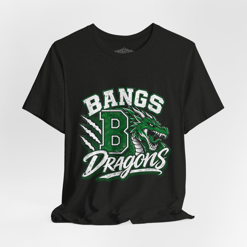 Bangs Dragons Vintage Mascot Graphic T-Shirt