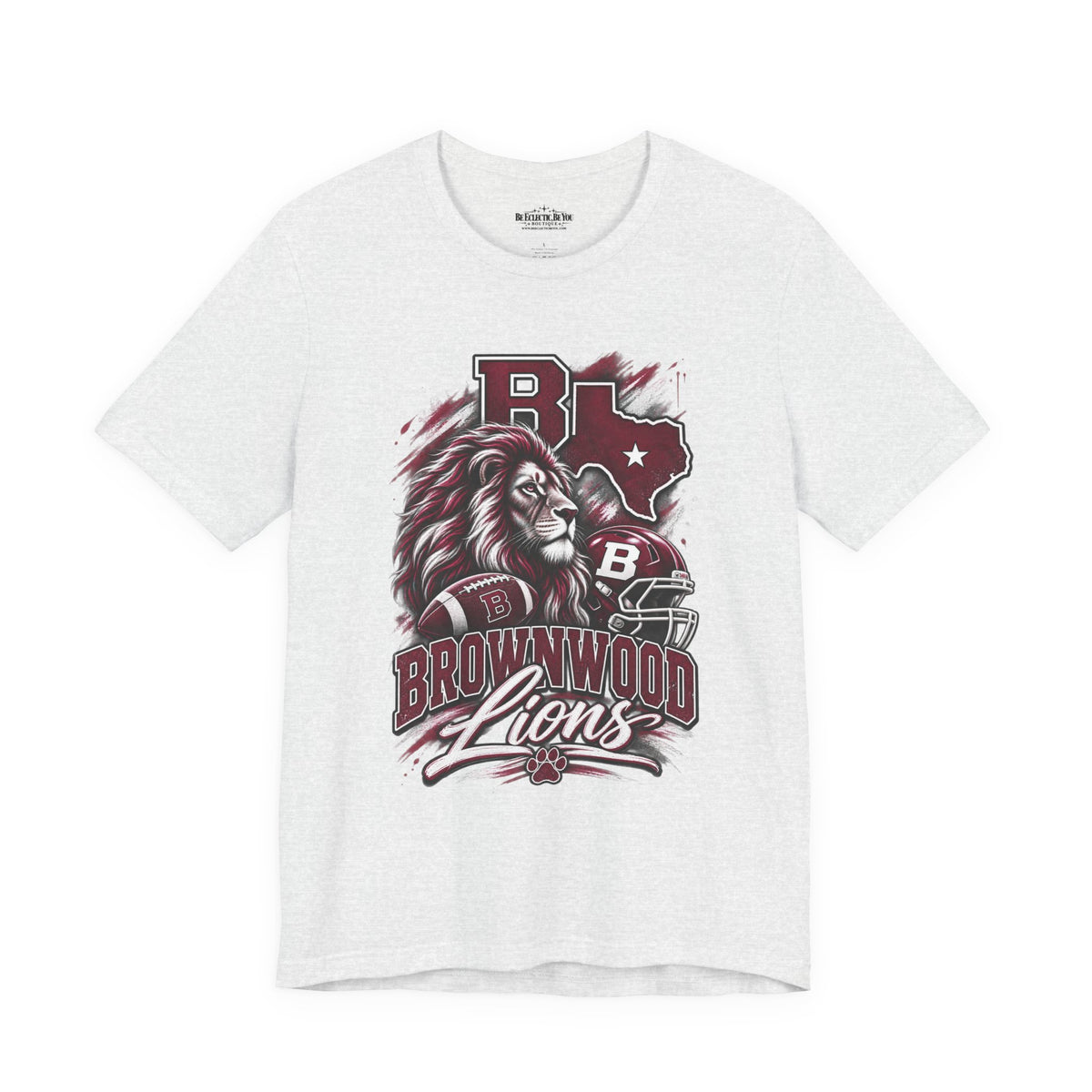 Brownwood Lions Mascot Graphic T-Shirt