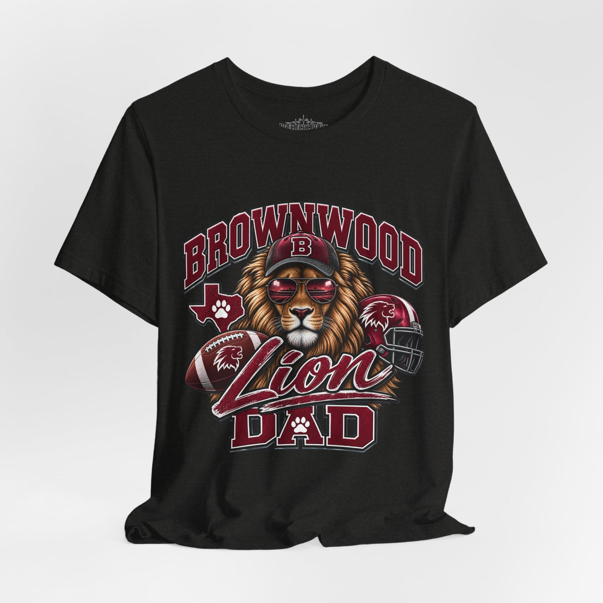 Brownwood Lion Dad Graphic T-Shirt