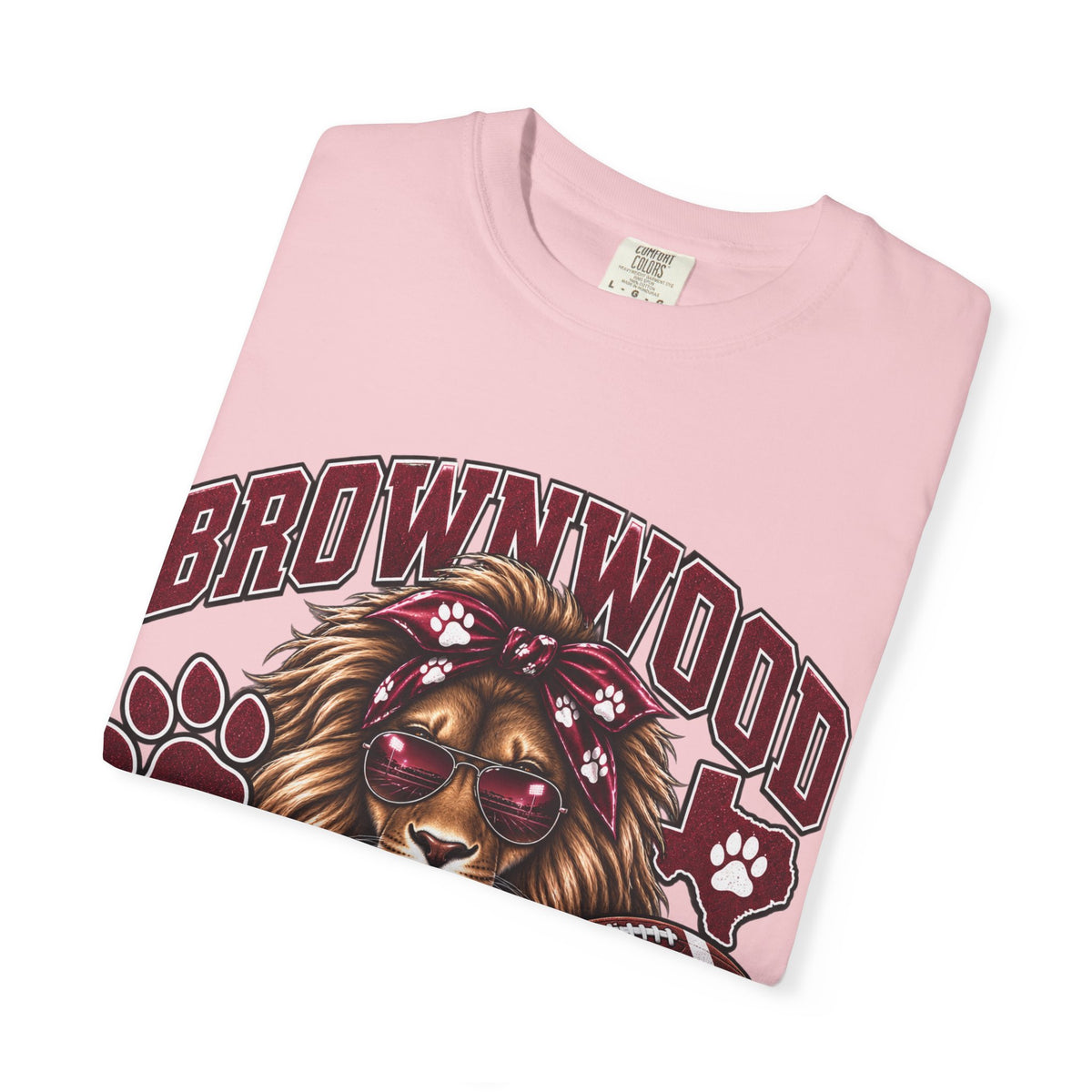 Brownwood Lion Mom T-Shirt — School Spirit Lioness Tee