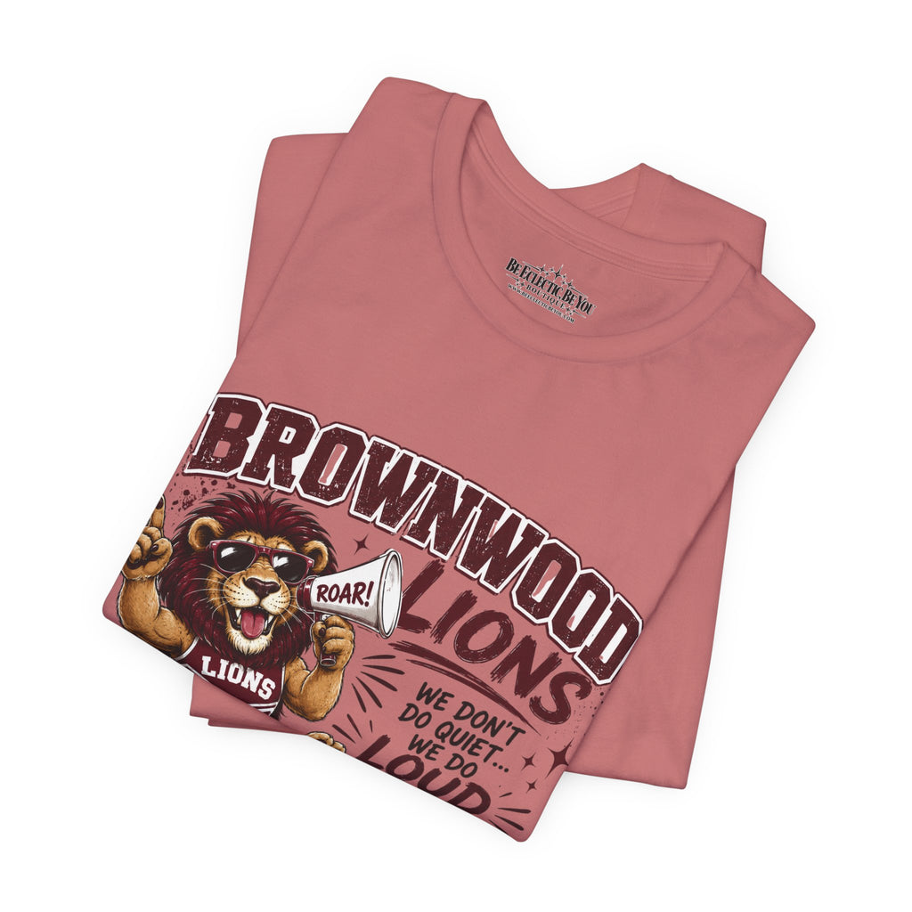 Brownwood Lions Team Spirit Cheer Jersey Tee