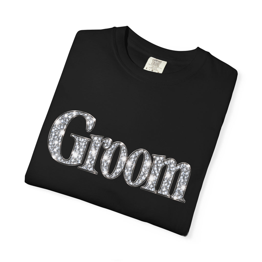 Groom Logo T-Shirt — Wedding Party Tee for Groom and Groomsmen