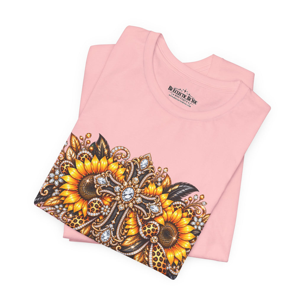 Ornate Sunflower Mandala Tee