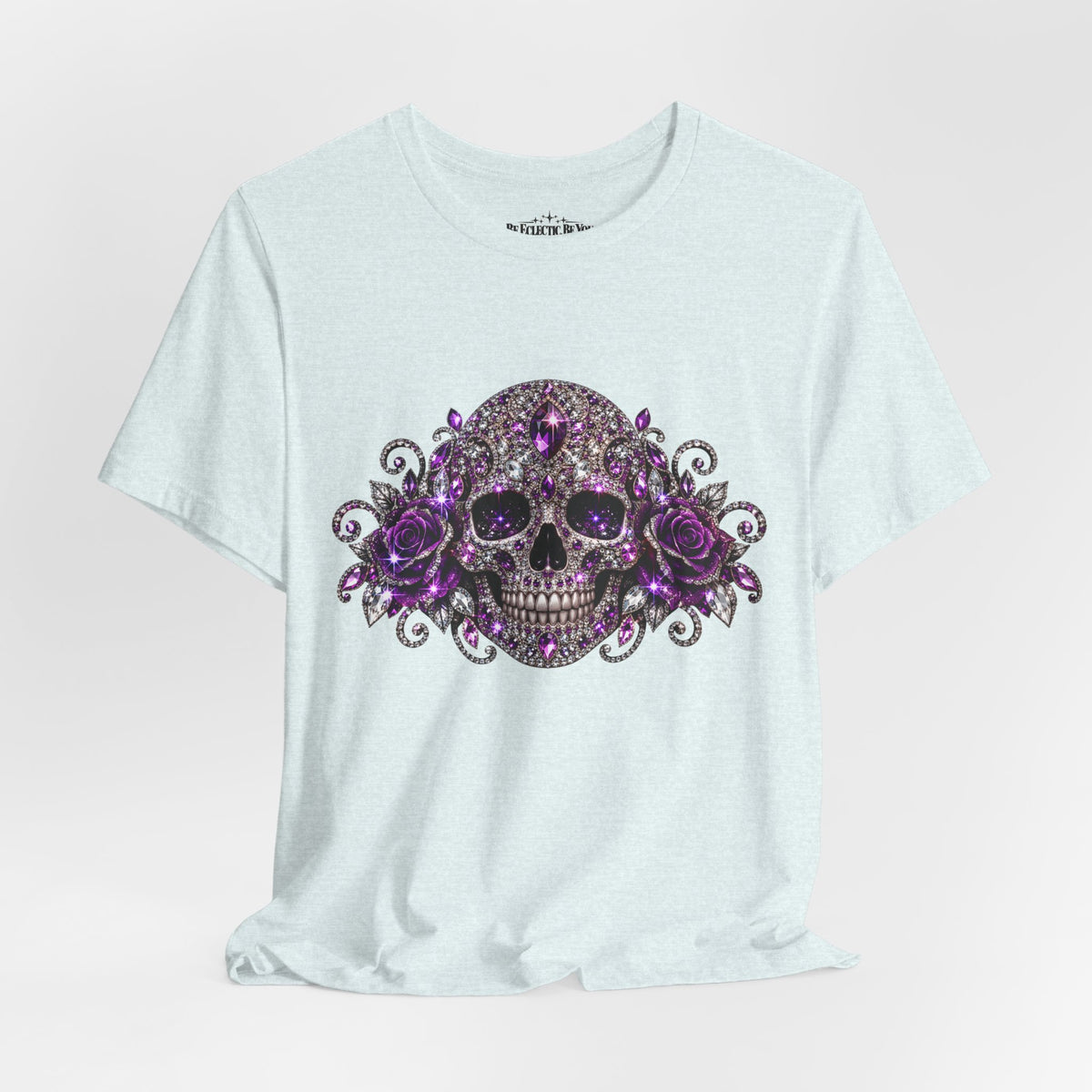 Gothic Purple Skull Tee