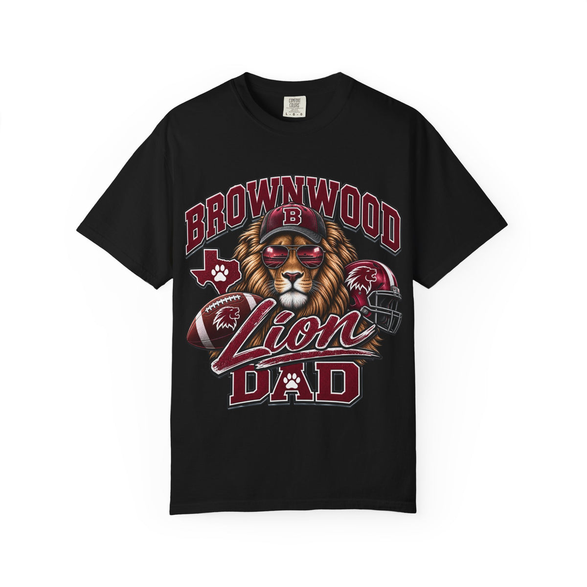Brownwood Lion Dad T-Shirt
