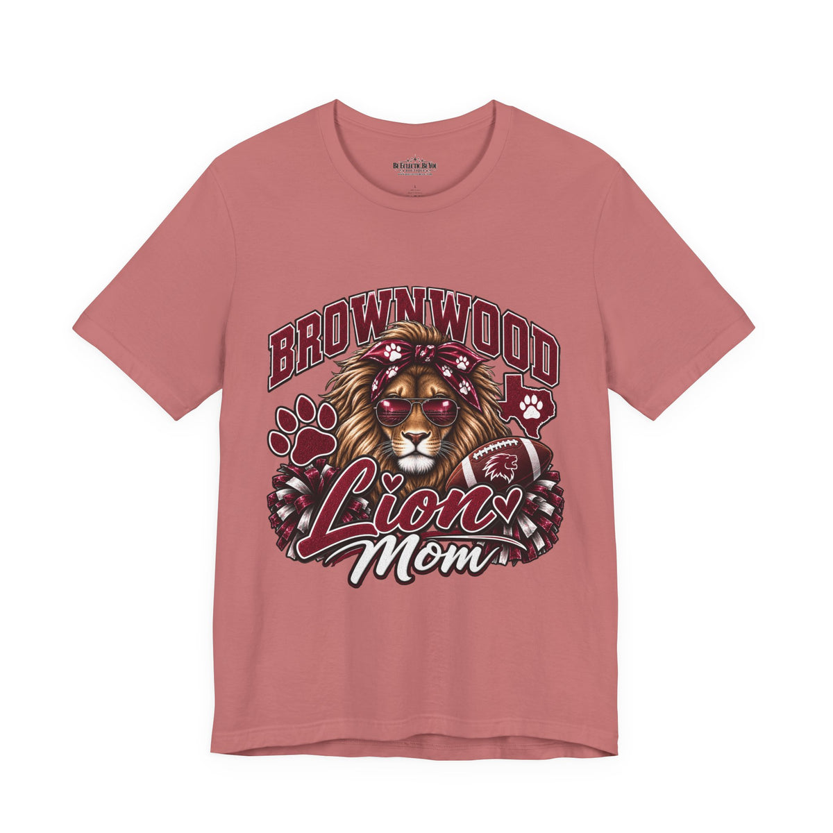 Brownwood Lion Mom Graphic T-Shirt