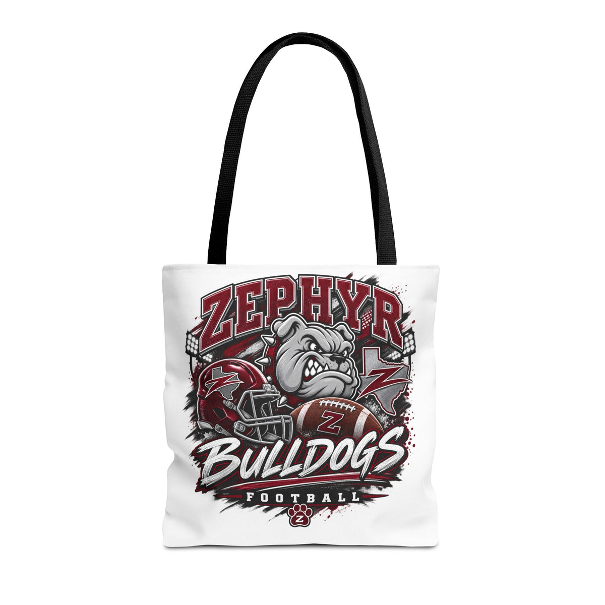 Zephyr Bulldogs Football Tote