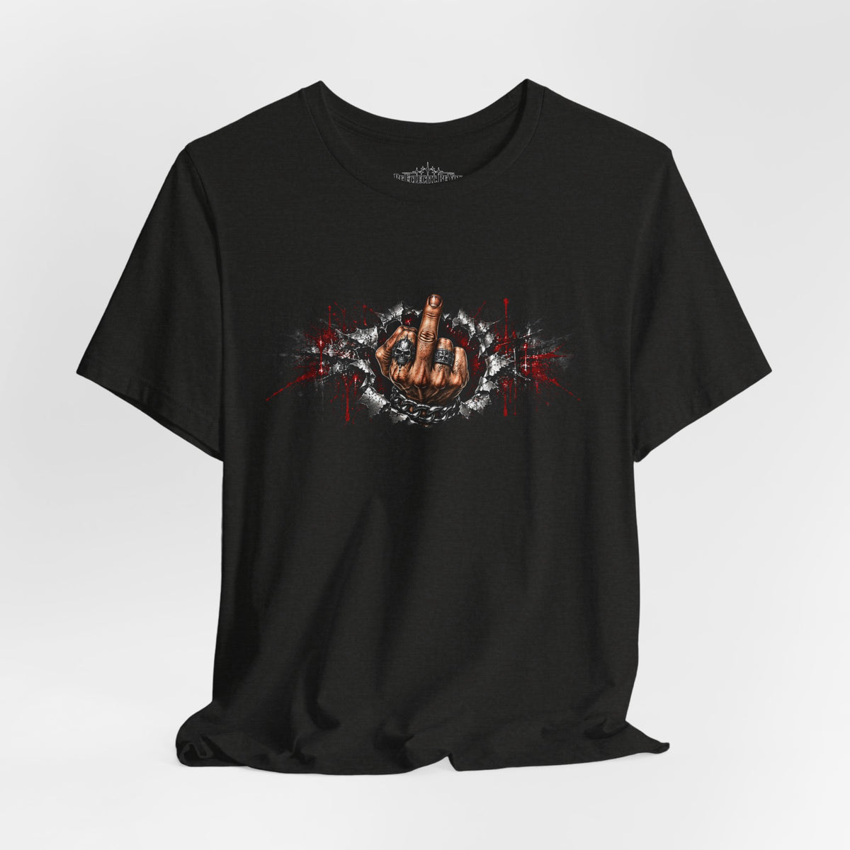 Rock On Hand Gesture Graphic T-Shirt