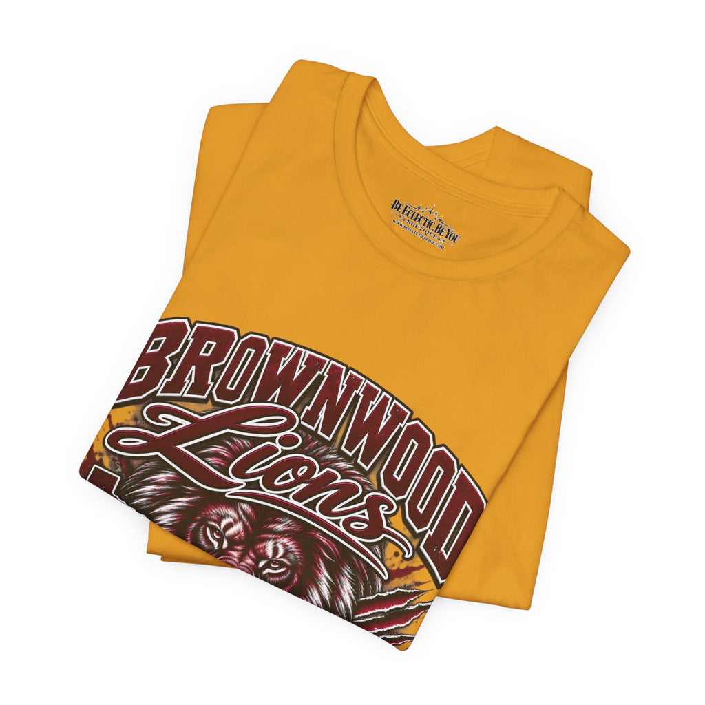 Brownwood Lions Mascot Jersey T-Shirt