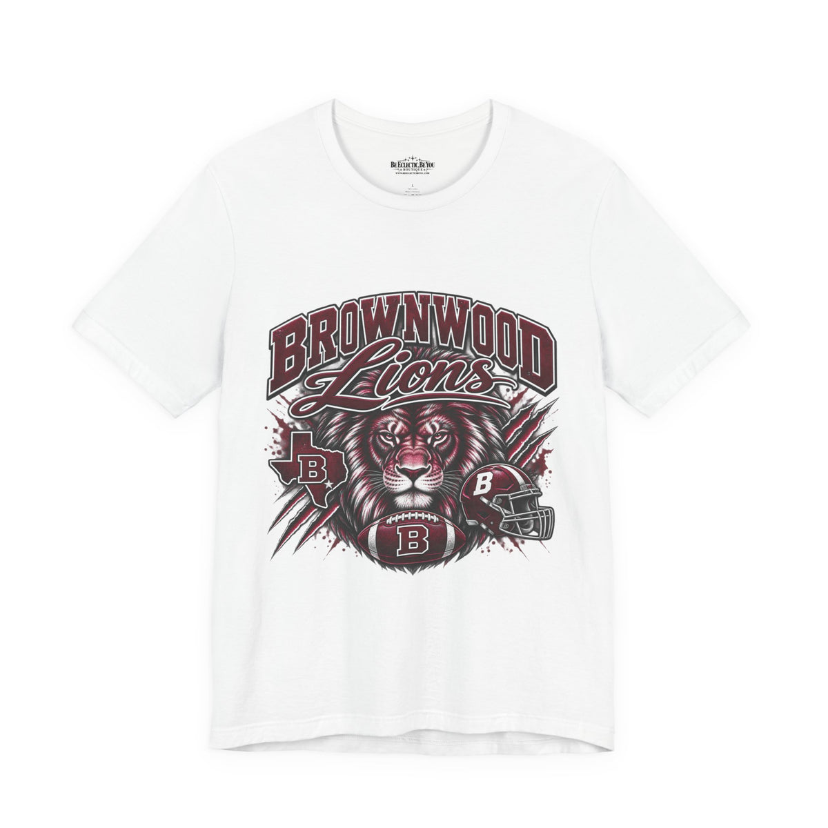 Brownwood Lions Mascot Jersey T-Shirt