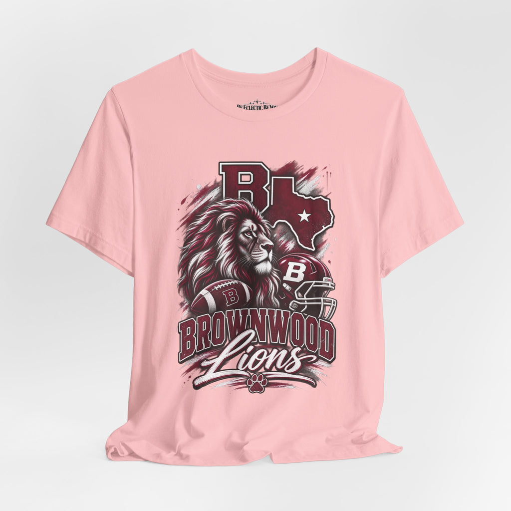 Brownwood Lions Mascot Graphic T-Shirt
