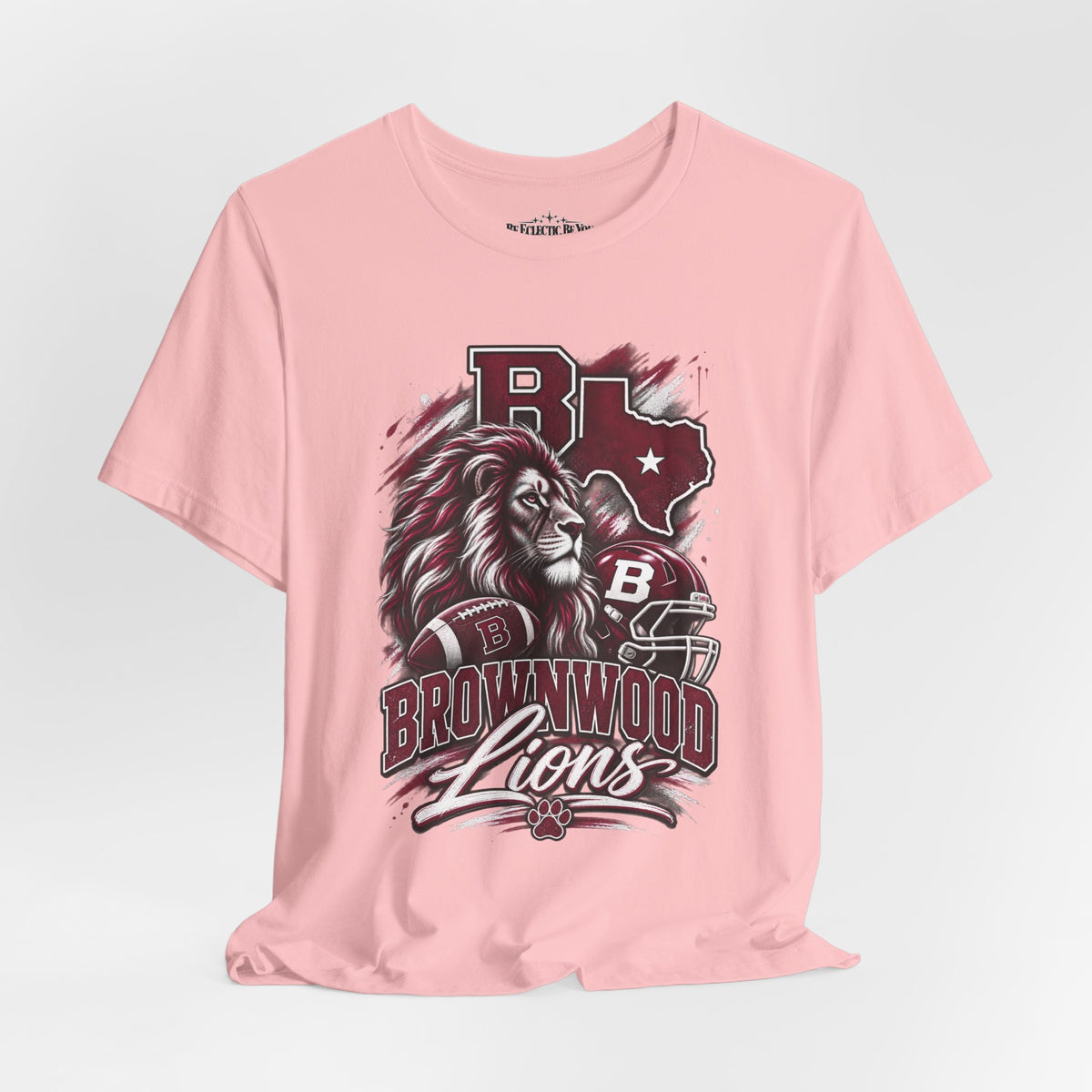 Brownwood Lions Mascot Graphic T-Shirt