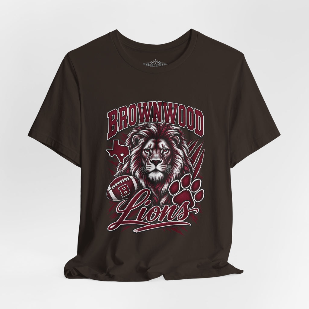 Brownwood Lions Vintage Lion Graphic T-Shirt