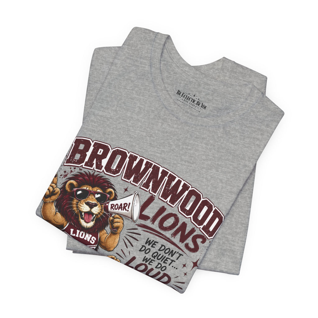 Brownwood Lions Team Spirit Cheer Jersey Tee