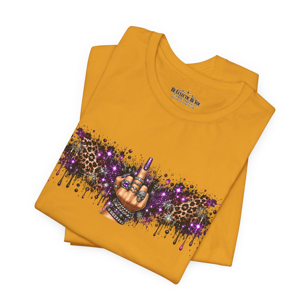 Rude Finger Graphic T-Shirt