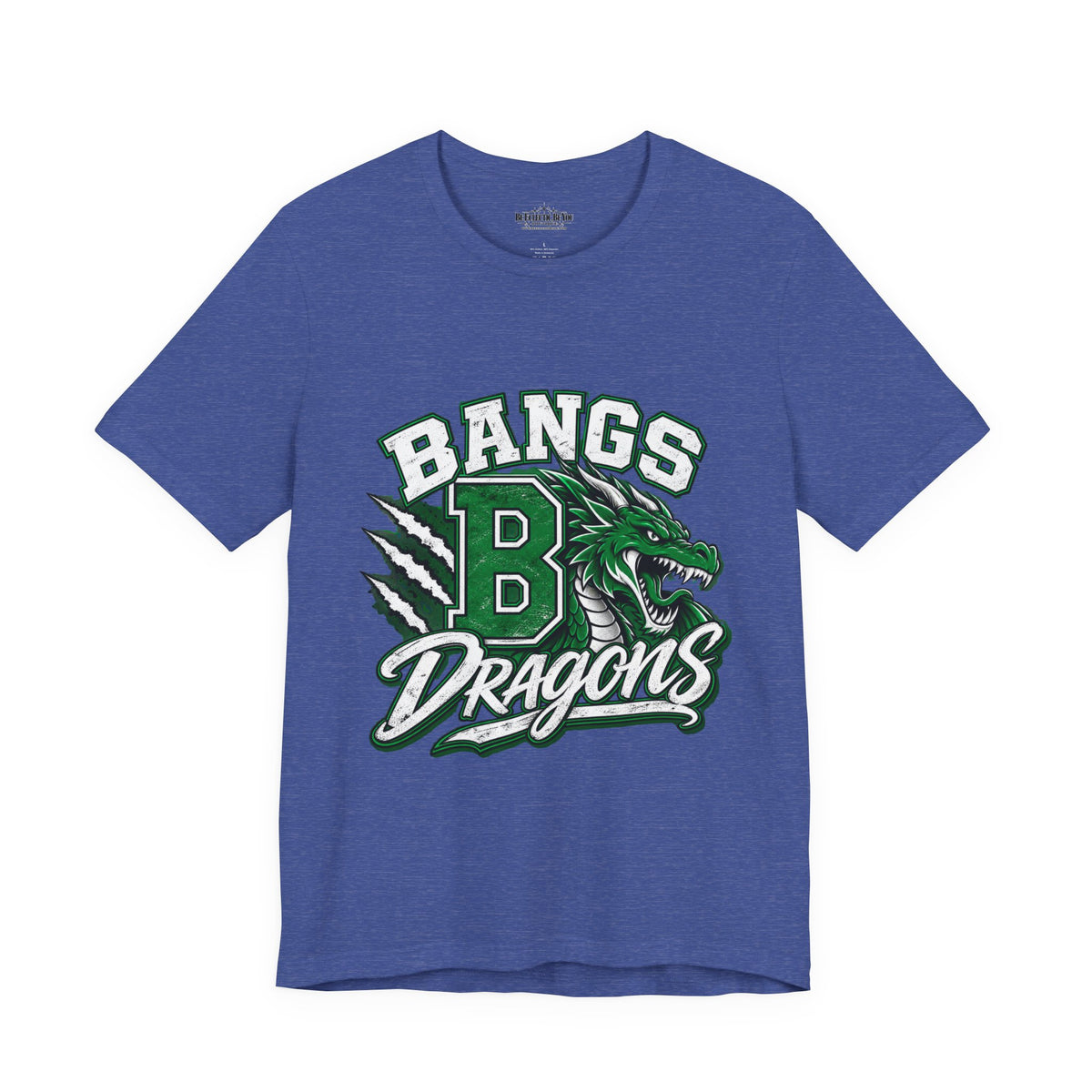 Bangs Dragons Vintage Mascot Graphic T-Shirt