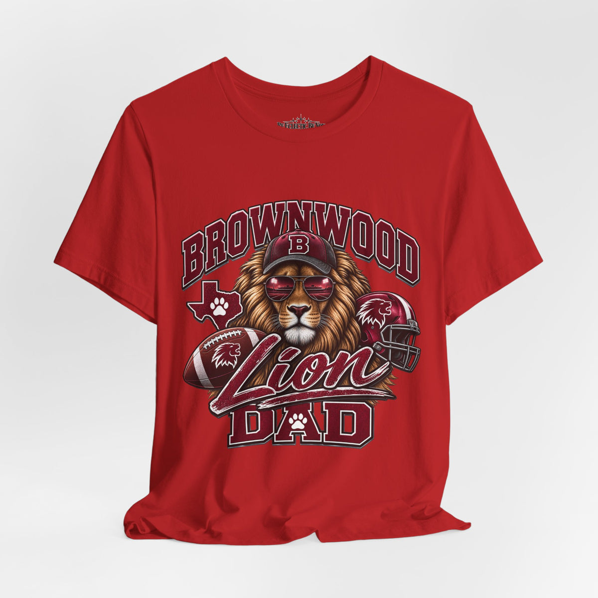 Brownwood Lion Dad Graphic T-Shirt