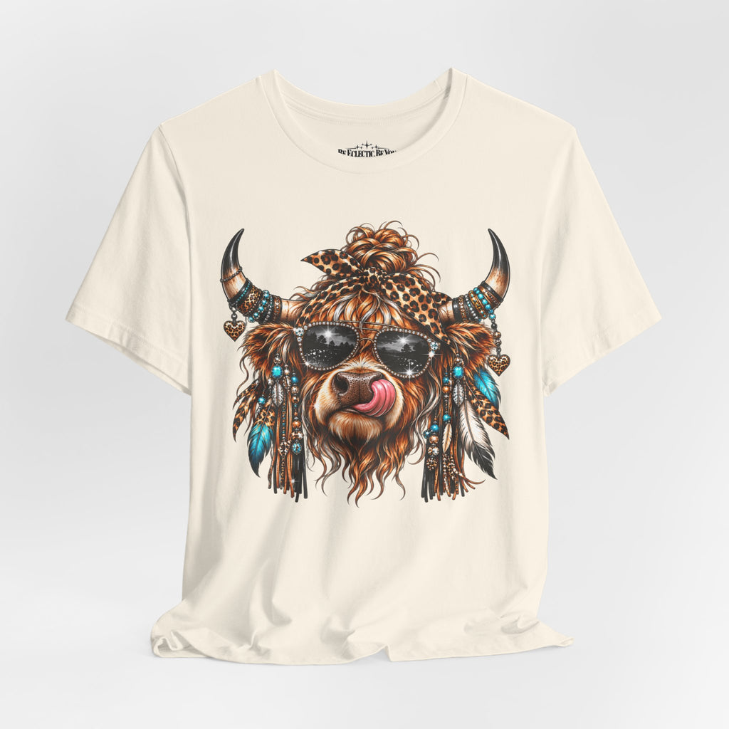 Highland Cow Graphic T-Shirt