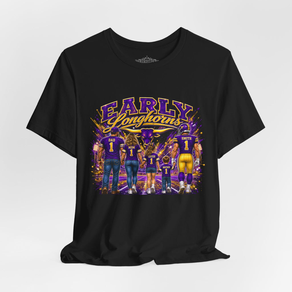 Early Longhorns Family Graphic Tee