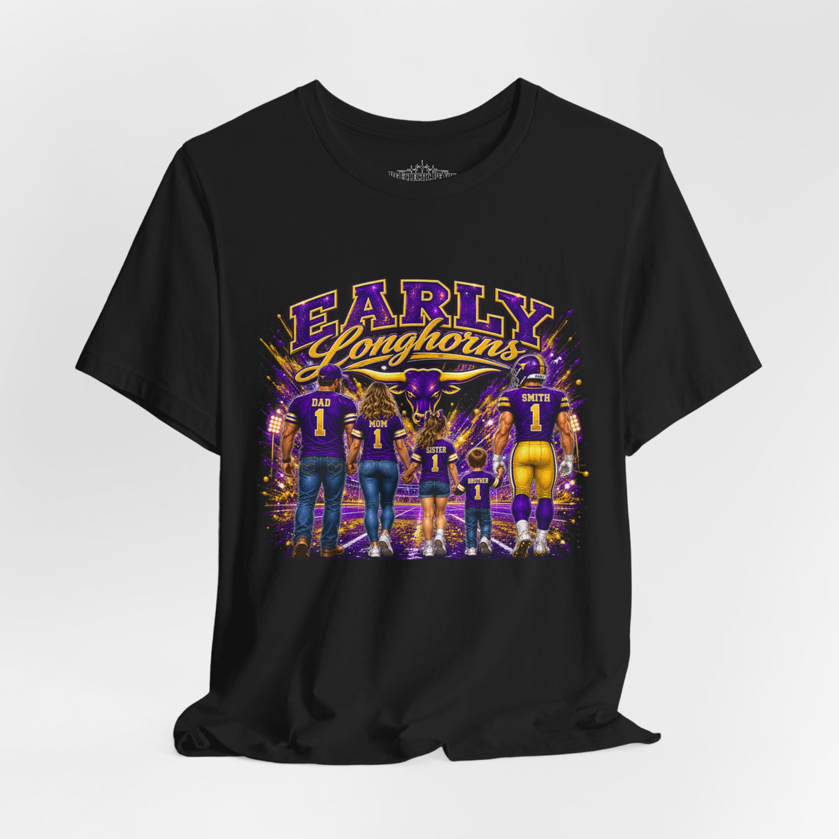 Early Longhorns Family Graphic Tee